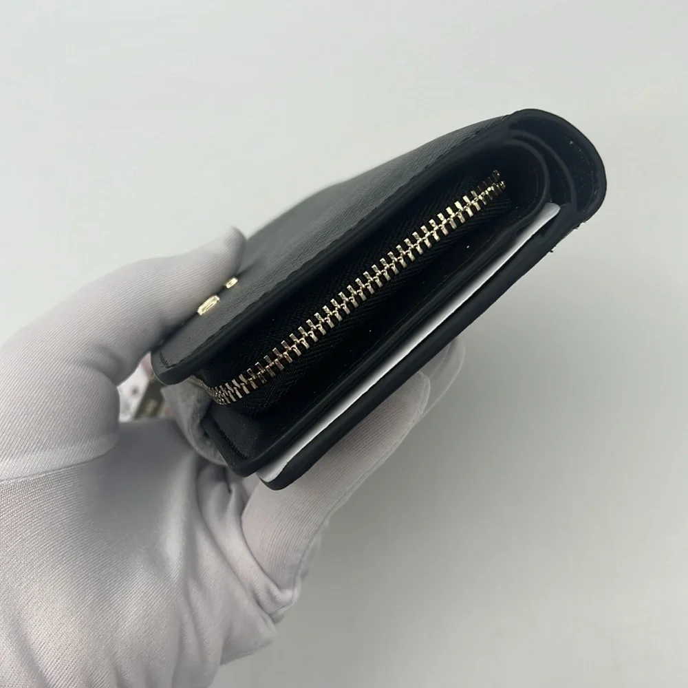 Kate Spade Leila Medium Compartment Bifold Wallet Black